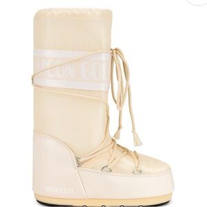 Moon Boot Cream Winter Boots Insulated